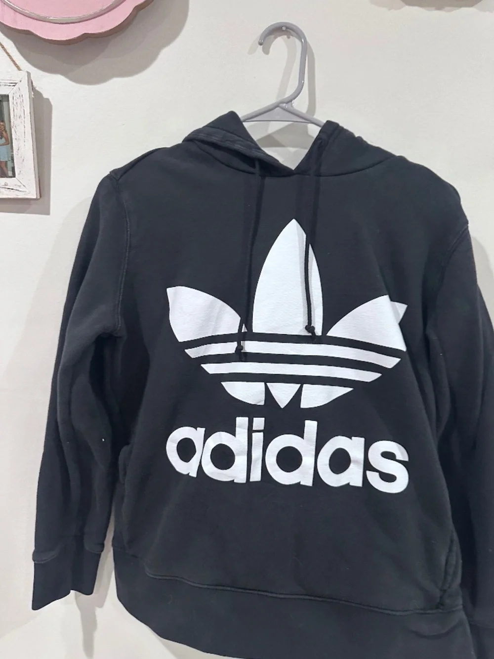 Adidas Logo Hoodie Unisex Small